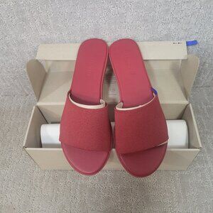Rothy’s The Slide Red Sangria Flats Sandals Women’s Size US 7.5, 9, 9.5,10, 10.5